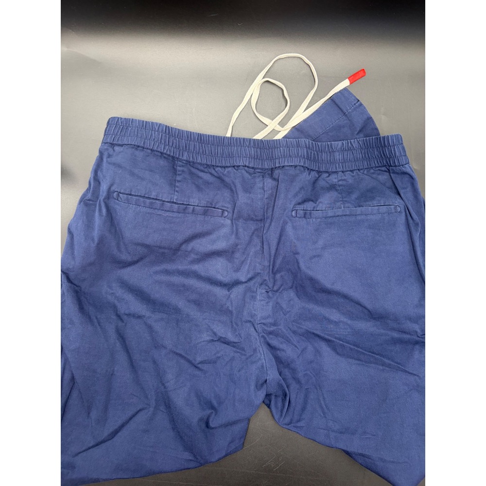 Spoke London Fridays Navy Blue Drawstring Chino Pants Mens 34 Build A Portugal - Picture 5 of 6